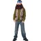 Boy’s Duck Dynasty Willie Costume Camouflage Vest Beard and Bandana Small